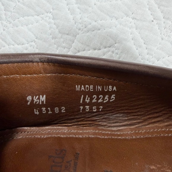 Allen Edmonds Sonoma Mens 9.5 M Dark Brown Suede Penny Loafer‎ Driving Shoes USA main image 7